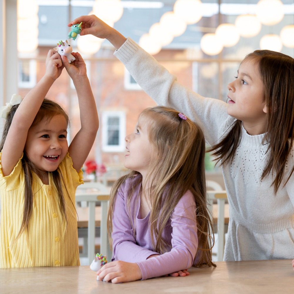 children playing with wyldshyres toys