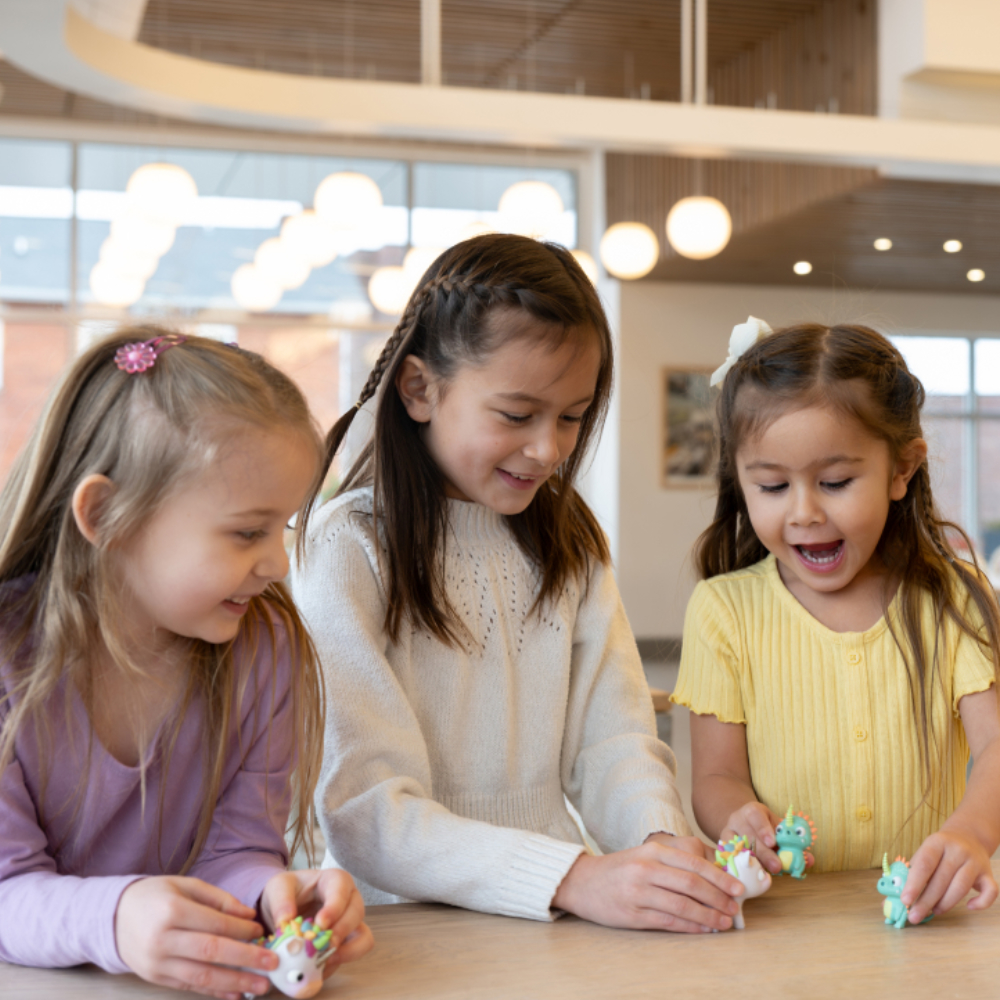 children playing with wyldshyres toys